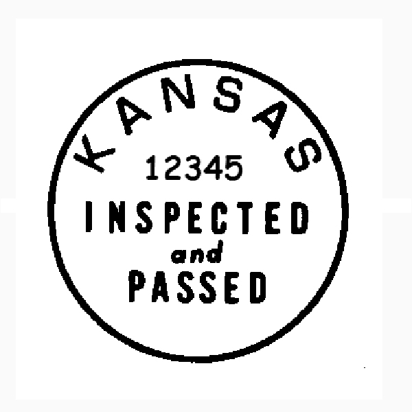 Kansas inspection legend