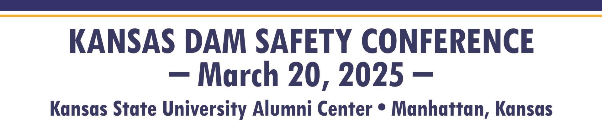 Dam Safety Conference Header