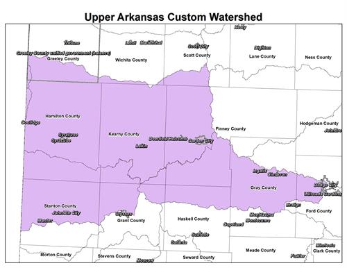 Upper Arkansas Custom Watershed