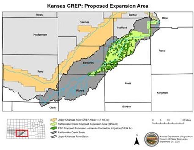 Kansas CREP: Proposed Expansion Area
