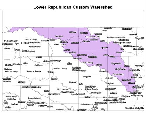 Lower Republican Custom Watershed