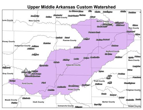 Upper Middle Arkansas Custom Watershed